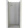Mexen Roma swing shower doors 120 cm, transparent, gold - 854-120-000-50-00