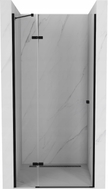 Mexen Roma klizna tuš vrata 80 cm, prozirna, crna - 854-080-000-70-00