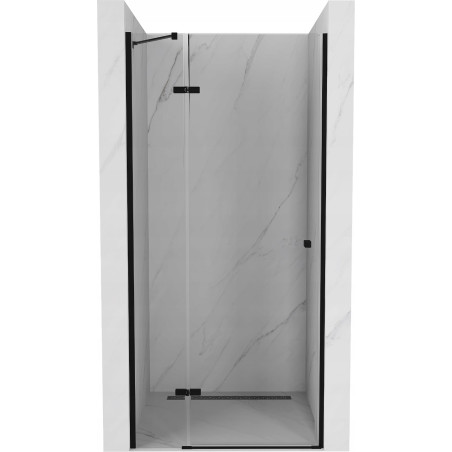 Mexen Roma swing shower door 120 cm, transparent, black - 854-120-000-70-00