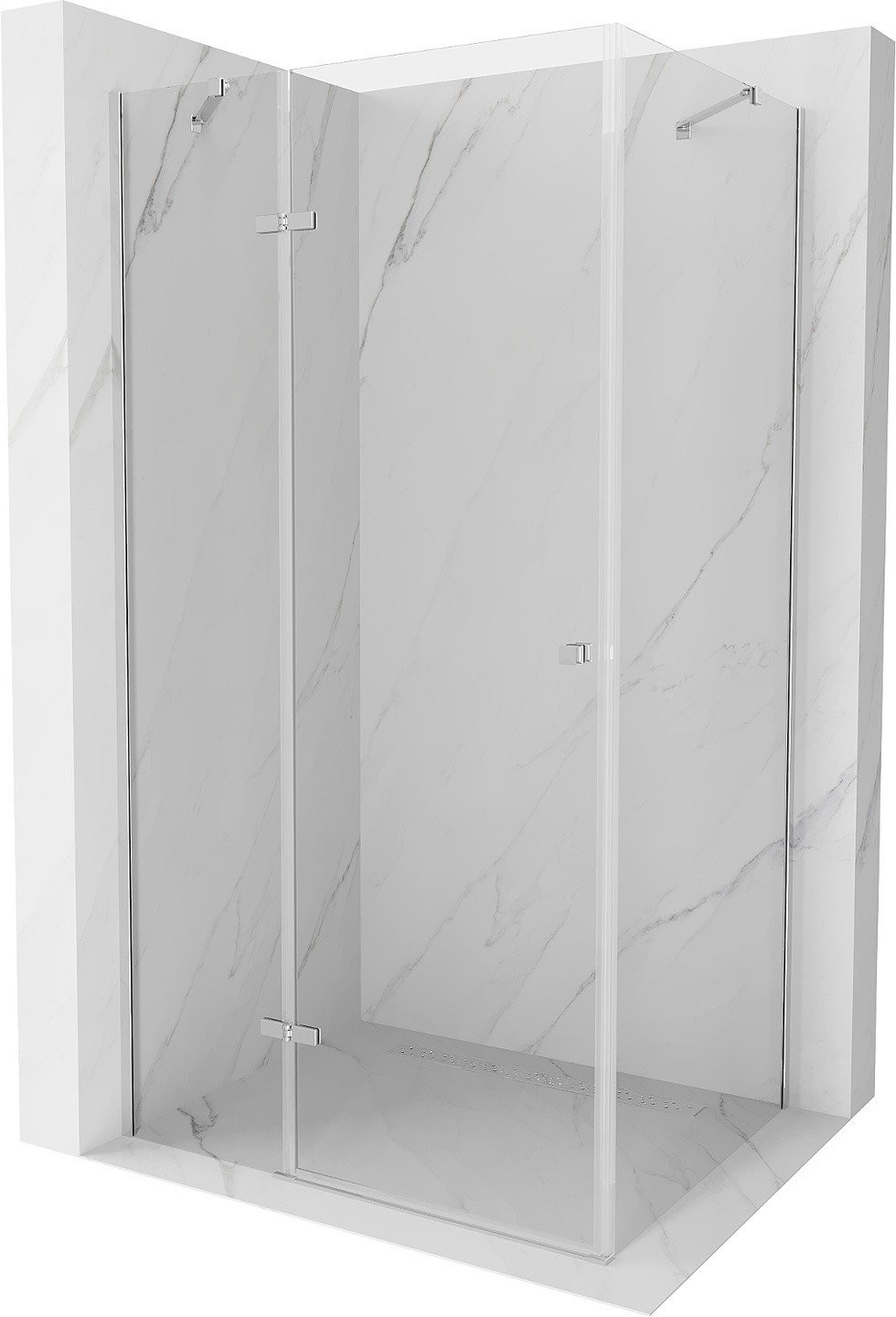 Mexen Roma kabina prysznicowa uchylna 70 x 90 cm, transparent, chrom - 854-070-090-01-00