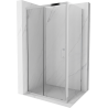 Mexen Apia cabine de douche coulissante 95 x 80 cm, transparent, chromé - 840-095-080-01-00