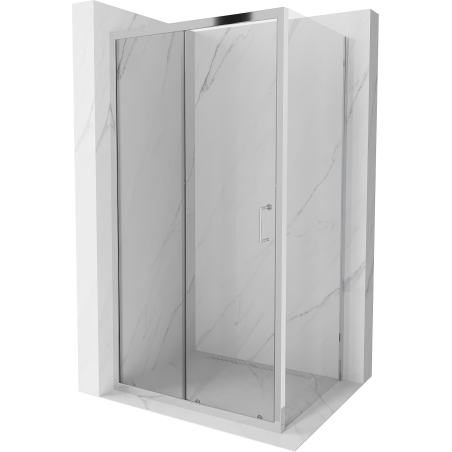 Mexen Apia Schiebeduschkabine 100 x 80 cm, transparent, Chrom - 840-100-080-01-00