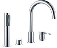 Mexen Alma bathtub faucet, chrome - 75032-00
