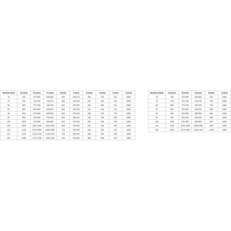 Mexen Mist-H T Duschkabine schwenkbar links 95 x 120 cm, transparent, gebürstetes Kupfer - 8A5T-095-120-65-00-L