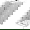 Mexen Apia schuifbare douchecabine 100 x 100 cm, transparant, chroom + Flat douchebak - 840-100-100-01-00-4010