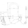 Mexen Alma vannisegisti, must - 75032-70