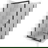 Mexen Apia schuifdouchecabine 100 x 100 cm, transparant, zwart - 840-100-100-70-00