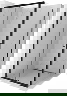 Mexen Apia cabine de duche deslizante 100 x 100 cm, transparente, preta - 840-100-100-70-00