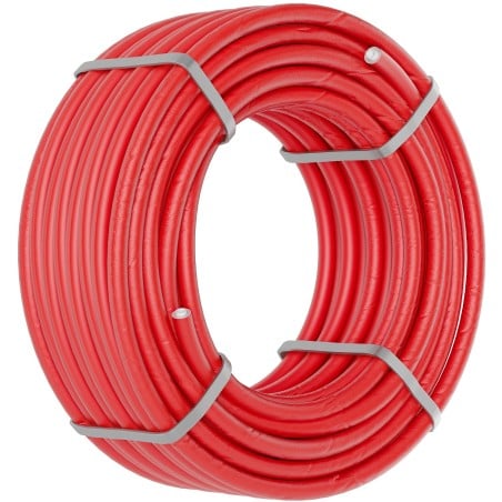 Mexen AL-L tuyau PE-Xb/AL/PE-Xb 16 x 2 mm avec gaine rouge, 100 m - W97100-121601-100