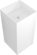 Mexen Xola-2 umywalka wolnostojąca z konglomeratu 45 x 45 cm, biała mat - 26594500