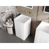 Mexen Xola-2 lavabo autoportant en conglomérat 45 x 45 cm, blanc mat - 26594500