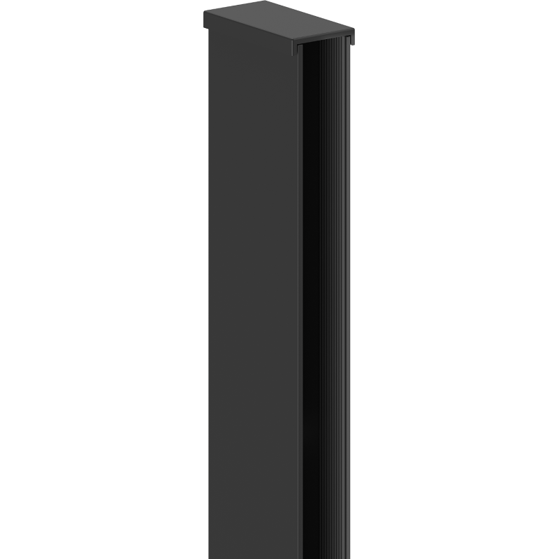 Mexen Wandverkleidung für Duschwand, schwarz - 800-00-70