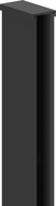 Mexen listwa murale pour mur de douche, noir - 800-00-70