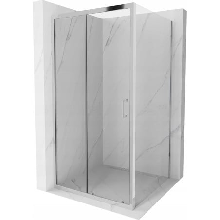 Mexen Apia Duschkabine schiebbar 90 x 90 cm, transparent, chrom - 840-090-090-01-00