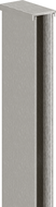 Mexen wall trim for shower screen, brushed nickel - 800-00-97