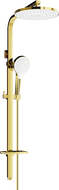 Mexen Q05 douchekolom, goud/wit - 798050595-50
