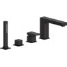 Mexen Cube Bath Tap, Black - 72932-70