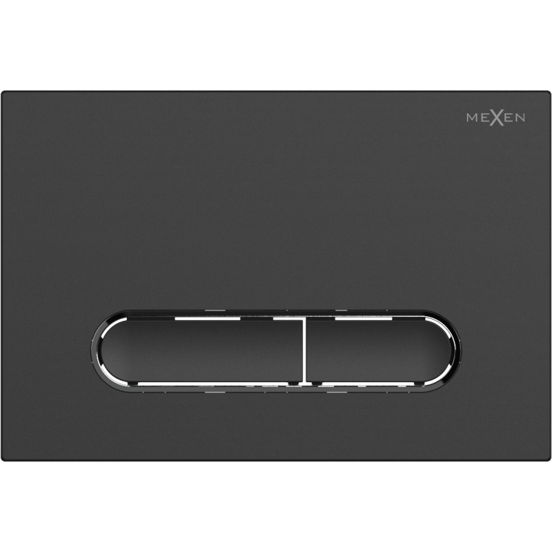 Mexen Fenix 11 bouton de chasse d'eau, noir mat - 601103
