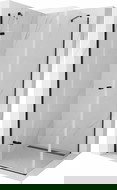 Mexen Roma duschkabinn mat opze 70 x 70 cm, transparent, schwaarz - 854-070-070-70-00