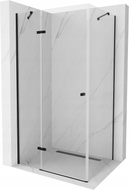 Mexen Roma swing shower cabin 120 x 90 cm, transparent, black - 854-120-090-70-00