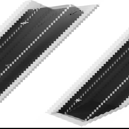 Mexen Roma cabina doccia a battente 70 x 70 cm, grafite, cromo - 854-070-070-01-40