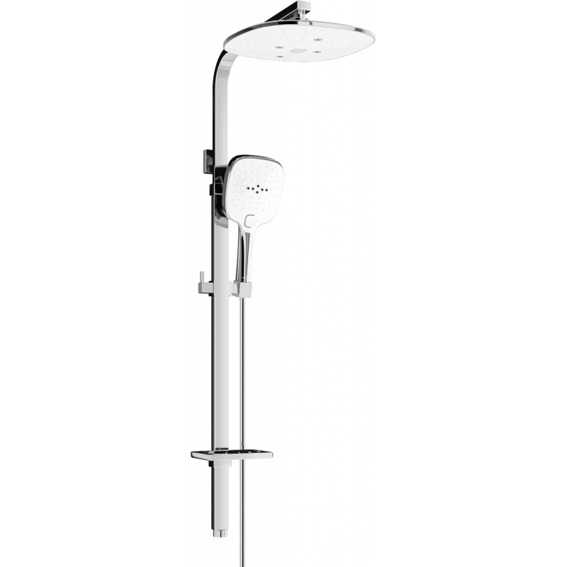 Mexen Q17 columna de ducha, cromo/blanco - 798171795-02