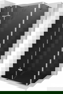 Mexen Roma nihajna tuš kabina 100 x 80 cm, grafit, krom - 854-100-080-01-40