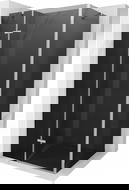 Mexen Roma cabine de duche dobrável 120 x 100 cm, grafite, cromo - 854-120-100-01-40