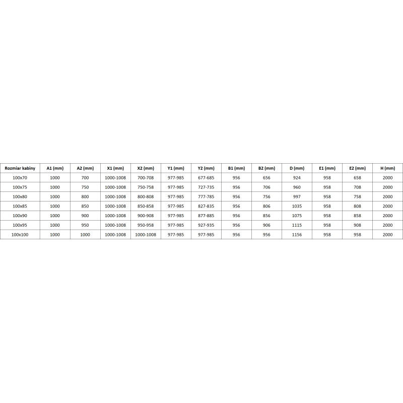 Mexen Lunar-B Duo pöörduv dušikabiin 100 x 80 cm, läbipaistev, pintseldatud püssi hall - 832-100L-080P-66-00