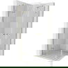 Mexen Roma Duo douchecabine scharnierend 90 x 90 cm, transparant, goud - 854-090-090-50-00-02