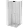 Mexen Rio cabine de douche carrée 70 x 70 cm, transparent, chrome - 860-070-070-01-00