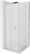Mexen Rio kvadratna pršna kabina 70 x 70 cm, mat, krom - 860-070-070-01-30