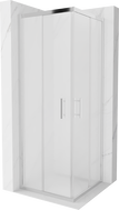Mexen Rio square shower cabin 70 x 70 cm, frosted, chrome - 860-070-070-01-30
