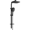 Mexen Q22 Black Shower Column - 798222295-70