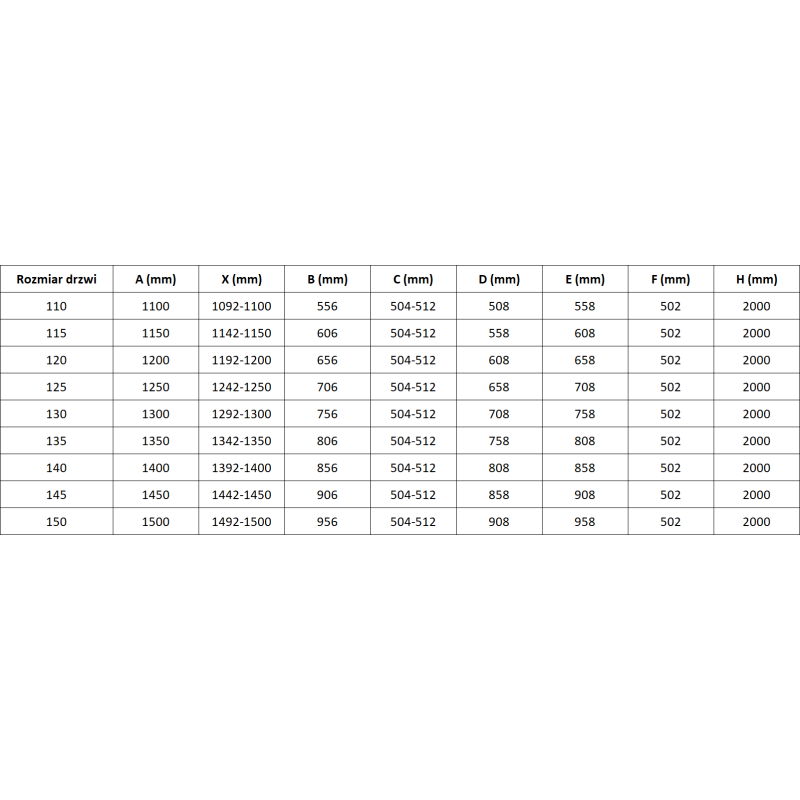 Mexen Lunar-B L Right-Handed Shower Door 120 cm, Transparent, Gun Metal - 832SL-120-050-95-00-P