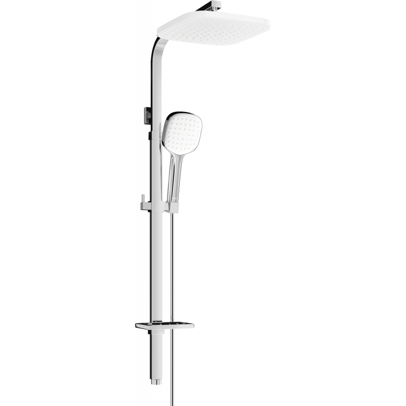 Mexen Q33 coluna de duche, cromado/branco - 798333395-02