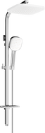 Mexen Q33 columna de ducha, cromo/blanco - 798333395-02