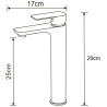 Mexen Alfa DF62 dušikomplekt, valge/kroom - 745714DF62-02
