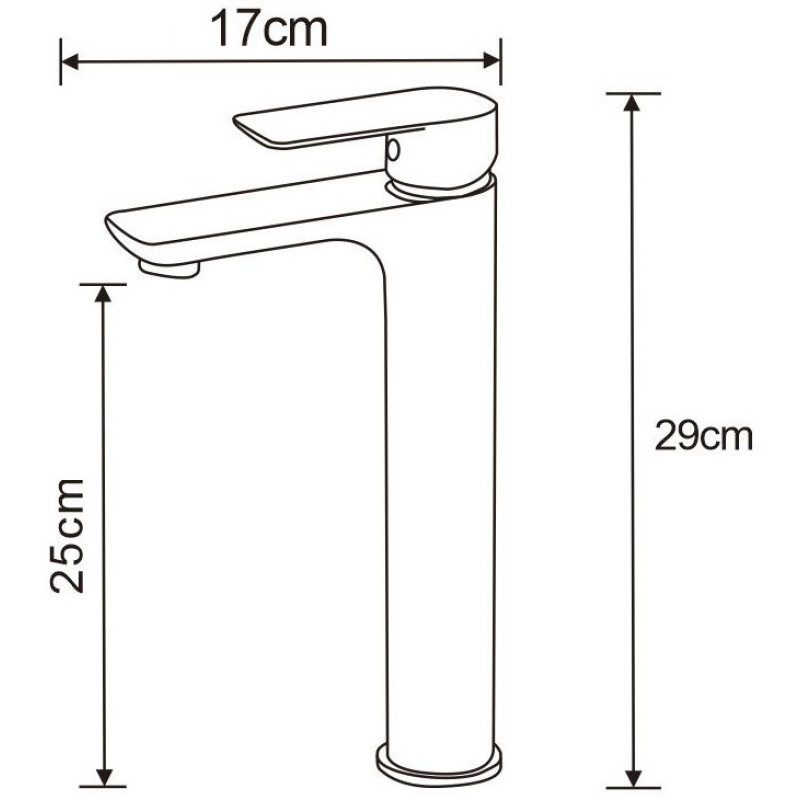 Mexen Alfa R62 vannikomplekt, kroom - 745713R62-00