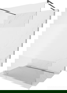 Mexen Kioto mampara de ducha independiente 140 x 200 cm, transparente/escarcha 8 mm, negro - 800-140-002-70-35