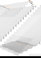 Mexen Kioto ελεύθερο γυάλινο πάνελ ντους 140 x 200 εκ., διάφανο/πάχνη 8 χιλ., ροζ