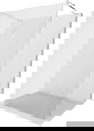 Mexen Kioto freistehende Duschwand 130 x 200 cm, transparent 8 mm, Chrom - 800-130-002-01-00