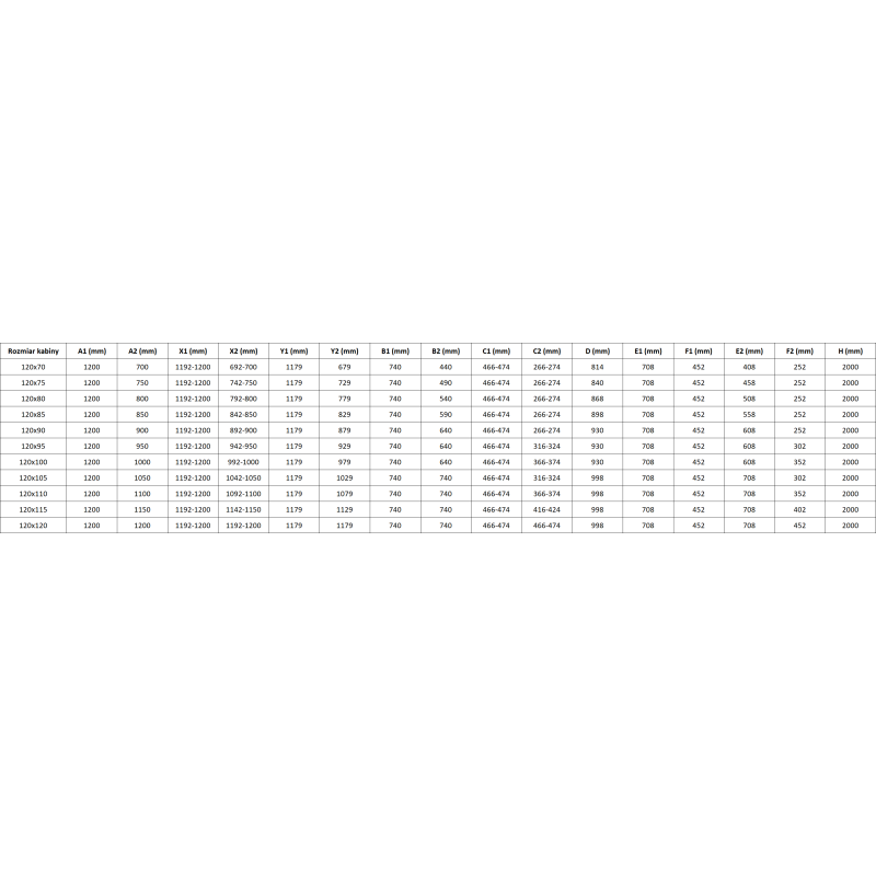 Mexen Lunar Duo cabina de ducha abatible 120 x 120 cm, transparente, dorada - 834-120L-120P-50-00