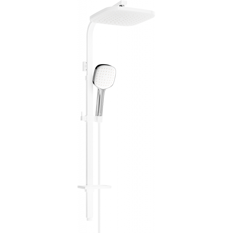 Mexen Q33 columna de ducha, blanca/cromo - 798333395-21