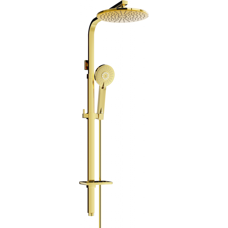 Mexen Q40 columna de ducha, dorada - 798404095-50