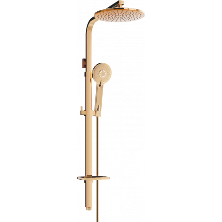 Mexen Q40 douchekolom, roze goud - 798404095-60