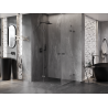 Mexen Lunar Duo kabina prysznicowa uchylna lewa 120 x 110 cm, transparent, gun metal - 834-120L-110P-95-00
