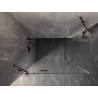 Mexen Lunar Duo kabina prysznicowa uchylna lewa 120 x 110 cm, transparent, gun metal - 834-120L-110P-95-00