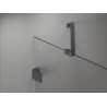 Mexen Lunar Duo vasakpoolne pöörduksega dušinurk 120 x 110 cm, läbipaistev, gun metal - 834-120L-110P-95-00