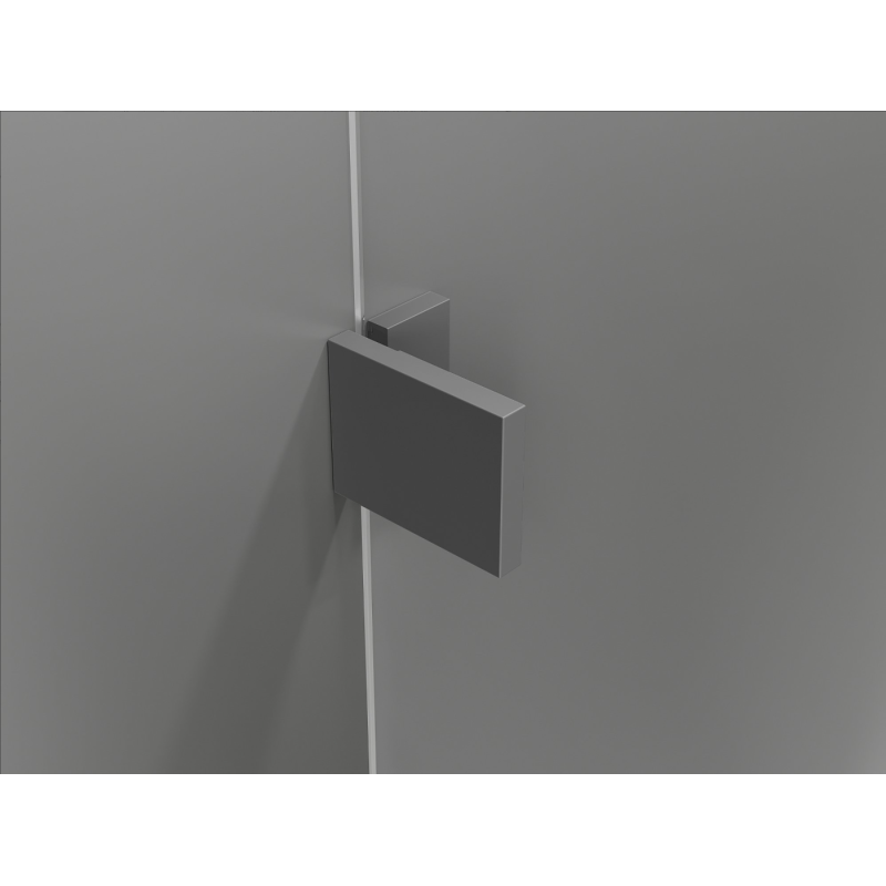 Mexen Lunar Duo 120 x 110 cm Left Swing Shower Enclosure, Transparent, Gun Metal - 834-120L-110P-95-00